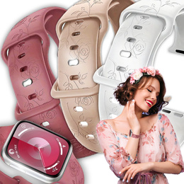 Curea din silicon pentru Apple Watch 1/2/3/4/5/6/7/8/9/SE 38/40/41/mm