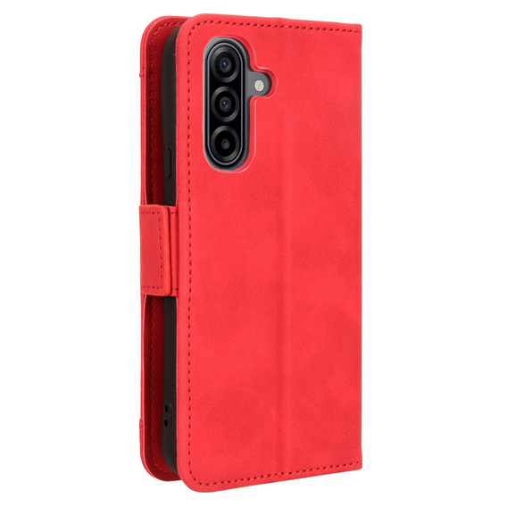 Carcasă cu clapetă pentru Oppo Reno 14F, slot pentru carduri, portofel, negru
