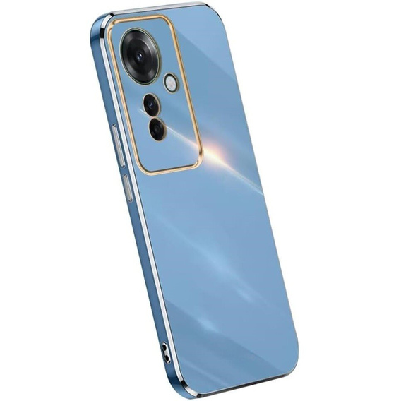 Husă pentru Oppo Reno 11F 5G, Glamour CamShield, albastru