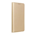 Husă pentru Samsung Galaxy A14 4G/5G, Smart Magnet, de aur + sticlă 9H