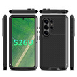 Husă blindată cu sticlă încorporată pentru Samsung Galaxy S26 Ultra, negru
