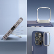 Carcasă pentru iPhone 15 Pro Max, cadru Kickstand, pentru MagSafe, Sand Blue