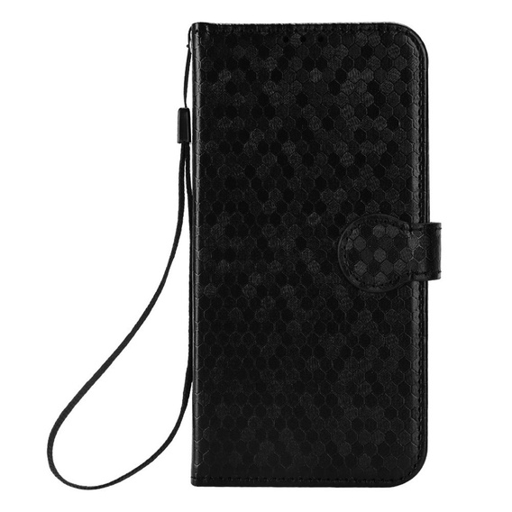 Husa cu clapetă pentru T Phone 3 5G, Wallet Rhombus, negru