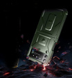 Husa blindată pentru Samsung Galaxy Z Flip 4 5G, Dexnor Clip Holder, verde