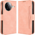 Cu clapetă pentru Xiaomi Poco F7 Ultra, Card Slot, roz