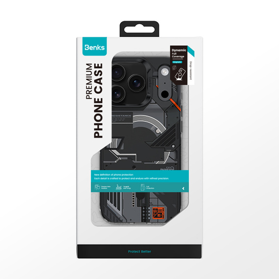 Husă magnetică dinamică BENKS Mecha (D069) pentru iPhone 17 Pro