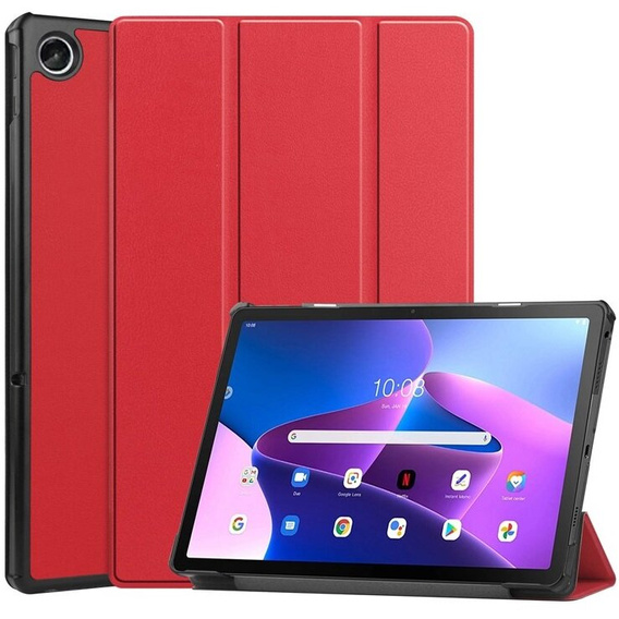 Husă pentru Lenovo Tab M10 Plus 10.6 Gen 3 TB-125F TB-128F, Smartcase, roșu