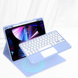 Carcasă + tastatură iPad Air 10.9 4 2020 / 5 2022, Touchpad, albastru