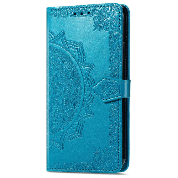 Cu clapetă pentru Oppo A40 / Oppo A40m, Mandala, albastru