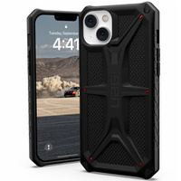 Carcasă Urban Armor Gear pentru iPhone 14 Plus, Monarch, Kevlar negru