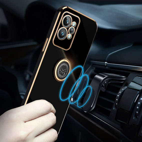 Huse pentru Realme GT2 Pro, Electro Ring, negru