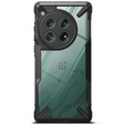Husă Ringke Fusion X transparentă / neagră pentru OnePlus 12 5G
