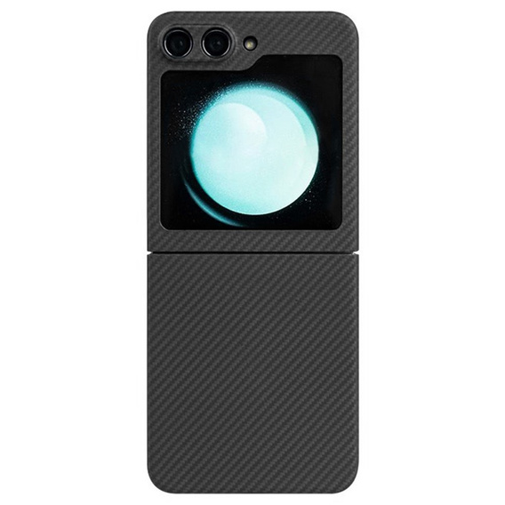 Husă pentru Samsung Galaxy Z Flip5 5G, Aramid Fiber Cover, negru