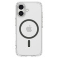 Carcasă Spigen Ultra Hybrid MagSafe pentru iPhone 17, transparentă/grafit