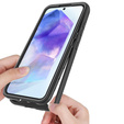 Carcasă pentru Samsung Galaxy A55 5G, Shockproof, cu folie, negru