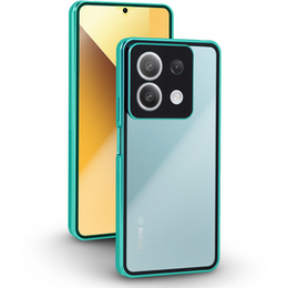 Husa pentru Xiaomi Redmi Note 13 5G, Magnetic Dual Glass, verde