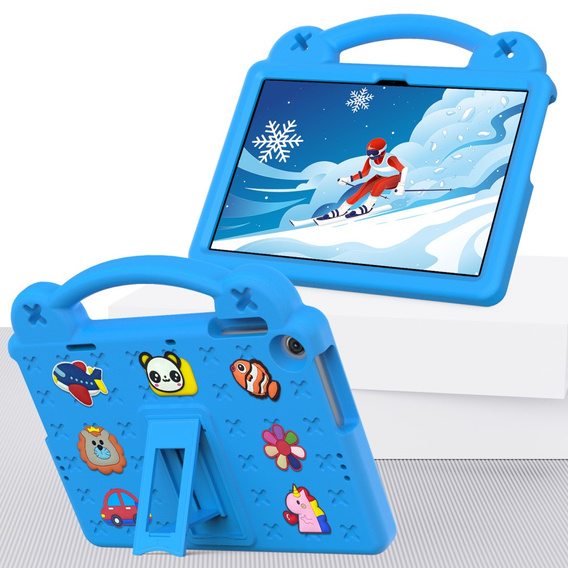 Husă pentru copii pentru Lenovo Tab M10 10.1 Gen 3 TB-328FU/TB-328XU, Cute Patterns, cu suport, albastru