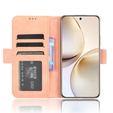 Cu clapetă pentru Realme 14 Pro 5G, Card Slot, roz
