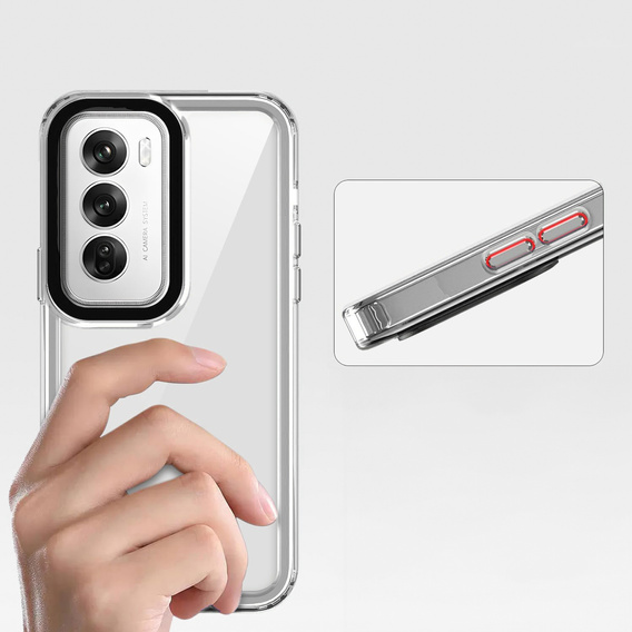 Huse pentru Oppo A80, Fusion Hybrid, transparentă