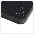 Carcasa ABEEL pentru Xiaomi 15 Ultra, Carbon Fiber, pentru MagSafe, negru