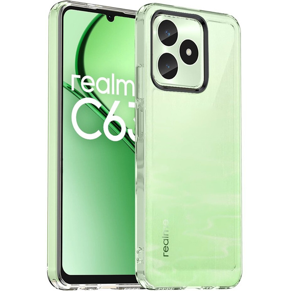 Huse pentru Realme C63, Fusion Hybrid, transparentă