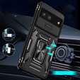 Husă blindată pentru Google Pixel 7a, CamShield Slide, negru