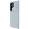 Husă NILLKIN pentru Samsung Galaxy S23 Ultra, husă CamShield din silicon pentru MagSafe, albastru
