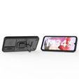 Husă pentru Samsung Galaxy M34, KickStand Camera Lens, negru