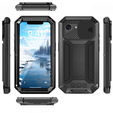 Husă blindată pentru iPhone 16E, R-JUST, negru