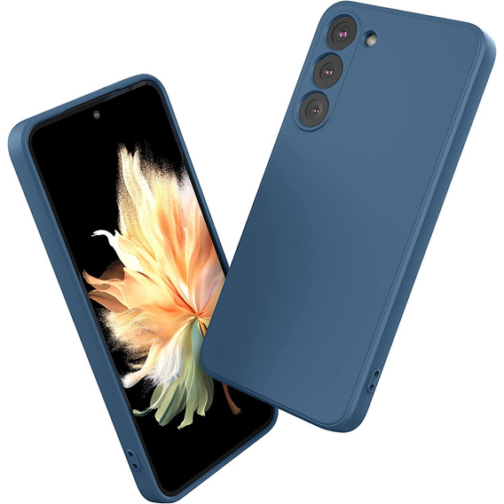 Husa pentru Samsung Galaxy S23 5G, Silicone Lite, albastru închis