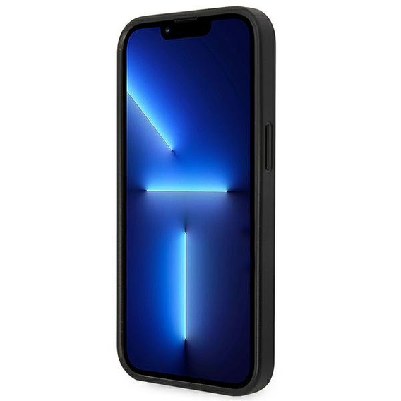 Karl Lagerfeld Huse pentru iPhone 14 Plus, Saffiano Choupette Head Patch, negru