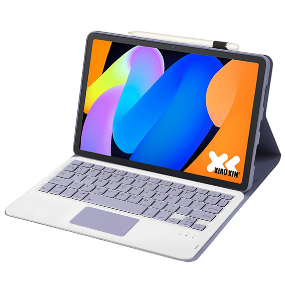 Tastatura Bluetooth Touchpad pentru Lenovo Idea Tab 11" / Tab K11 11" (2 gen.), violet