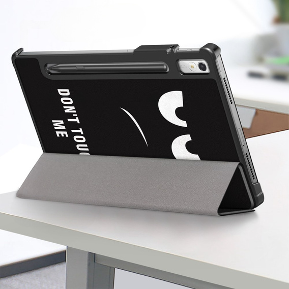 Husă pentru Lenovo Tab P11 Pro Gen 2 TB132FU TB132XU 11.2", cu clapetă, don't touch me