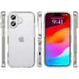 Husă pentru iPhone 17, cu capac pentru cameră, transparentă