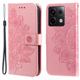 Cu clapetă pentru Xiaomi Redmi Note 13 Pro 5G, Mandala, roz rose gold