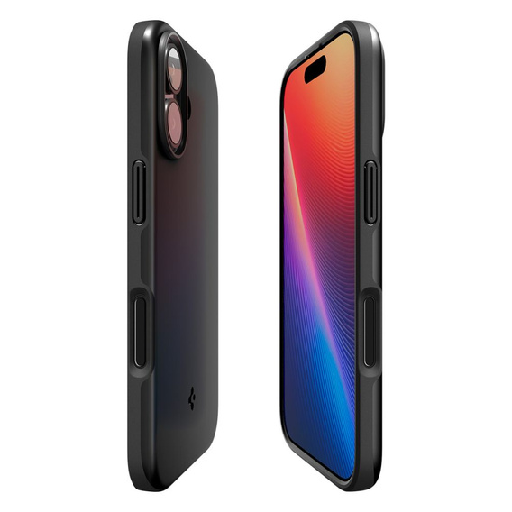 Carcasă Spigen pentru iPhone 17, Thin Fit Mag MagSafe, negru