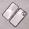 Husa pentru iPhone 13, Magnetic Dual Glass, negru
