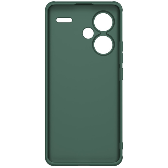 Carcasă NILLKIN pentru Xiaomi Redmi Note 13 Pro+, Super Frosted Shield Case, verde