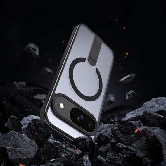 Husă Fusion Hybrid pentru Google Pixel 10 / 10 Pro, pentru MagSafe, cu suport, negru