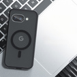 Husă pentru Google Pixel 9A, pentru MagSafe, ERBORD Matt Case, negru