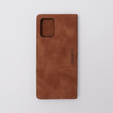Husă pentru Motorola Moto G73, ERBORD Vintage, portofel cu clapetă, maro