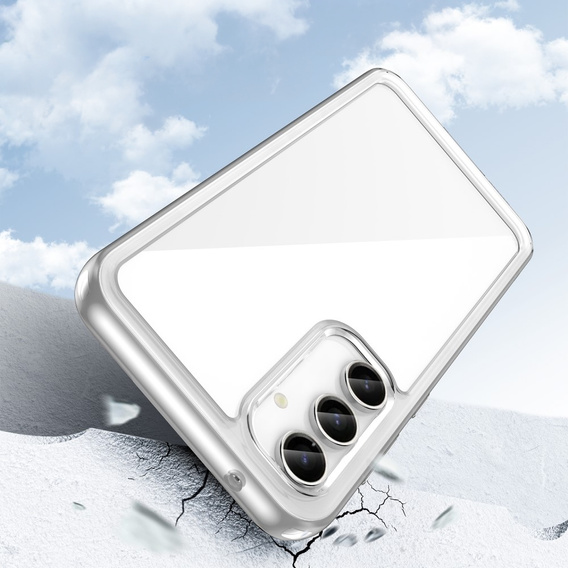 Huse pentru Samsung Galaxy S23 FE, Fusion Hybrid, transparentă