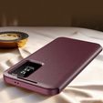 Husă cu clapetă pentru Samsung Galaxy A56 5G, Smart View Wallet, maroon