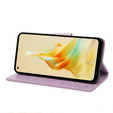 Cu clapetă pentru Oppo Reno8 T 4G, Mandala Flower, violet