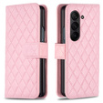 Cu clapetă pentru Samsung Galaxy Z Fold6 5G, Wallet, BINFEN COLOR, roz