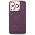 Husă pentru iPhone 15 Pro, ERBORD Armor Mag, maroon