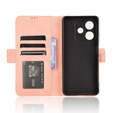Cu clapetă pentru Oppo A40 / Oppo A40m, Card Slot, roz