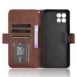 Cu clapetă pentru T Phone 2 5G, Card Slot, maro