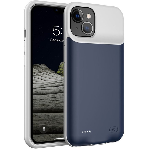 Baterie 6500mAh pentru iPhone 13, albastru