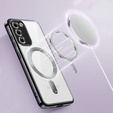 Husă pentru Samsung Galaxy S20 FE, Electro MagSafe, negru + Sticlă pentru ecran